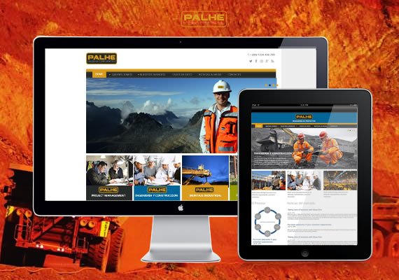 Desarrollo Web /PALHE es una empresa orientada a prestar servicios a compañías mineras y empresas del rubro industrial.